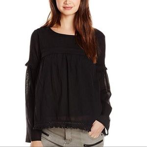 Volcom Junior's Lost Highway Long Sleeve Blouse